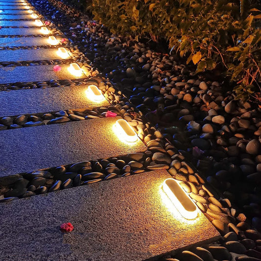 Solar Deck Lights Waterproof Automatic Outdoor Garden Step