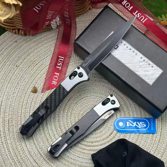 Zm Outdoors S90V Steel Folding Pocket Knife Aluminum Handle