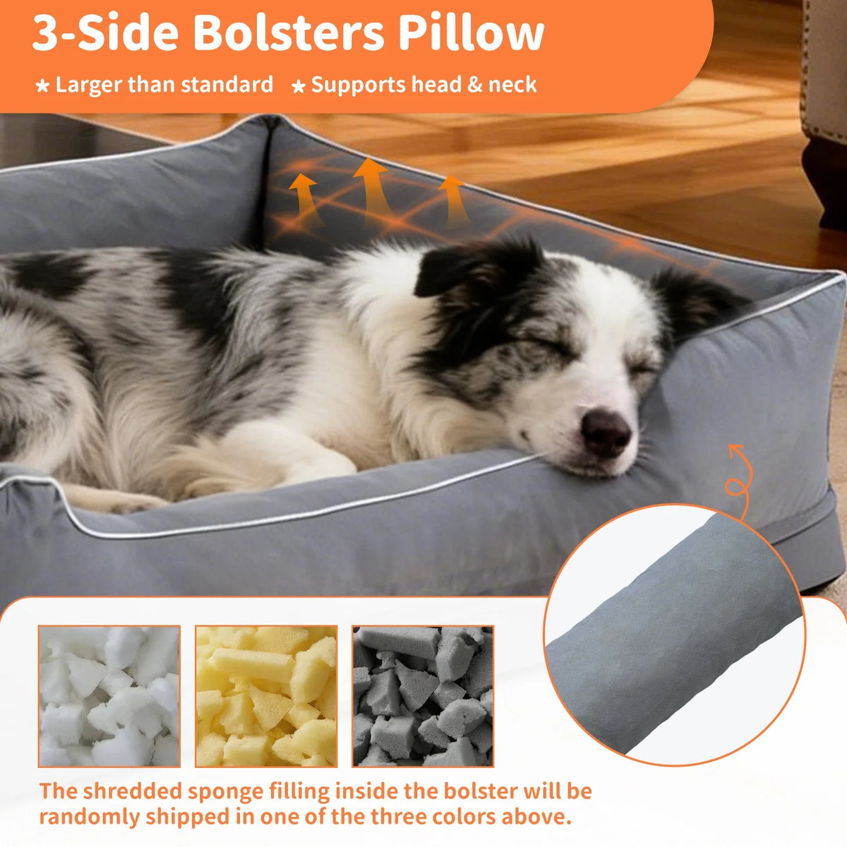 Bingopaw Orthopedic Dog Sofa Bed With Washable Cover