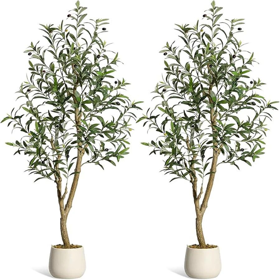 HiMISS Artificial Olive Tree For Home And Patio Decor