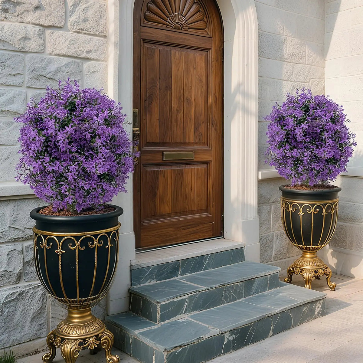 Artificial Cedar Topiary Ball Trees For Home And Garden