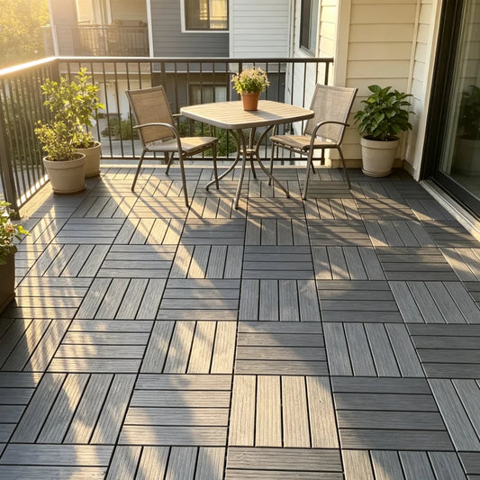 FYHHKJ Interlocking Waterproof Outdoor Patio Tiles