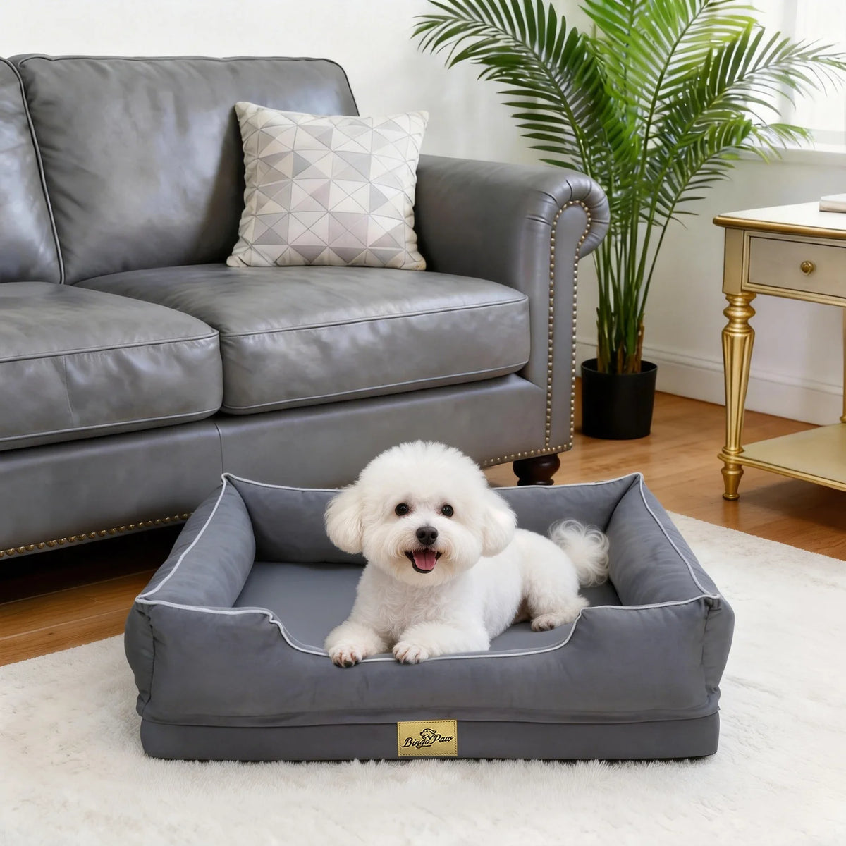 Bingopaw Orthopedic Dog Sofa Bed With Washable Cover
