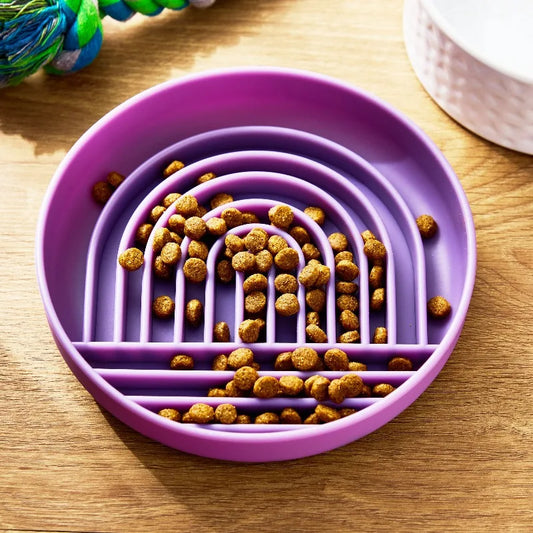 Premium Silicone Slow Feeder Bowl For Healthy Pet Meals